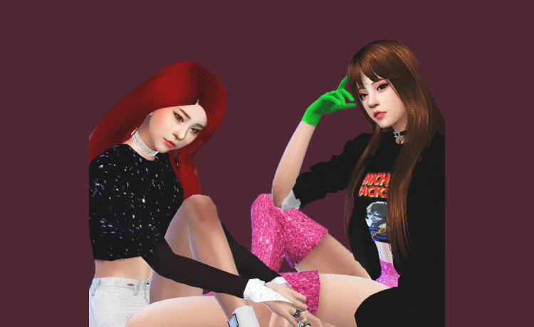 Blackpink Ddu-Du Ddu-Du Outfits / Sims 4 CC