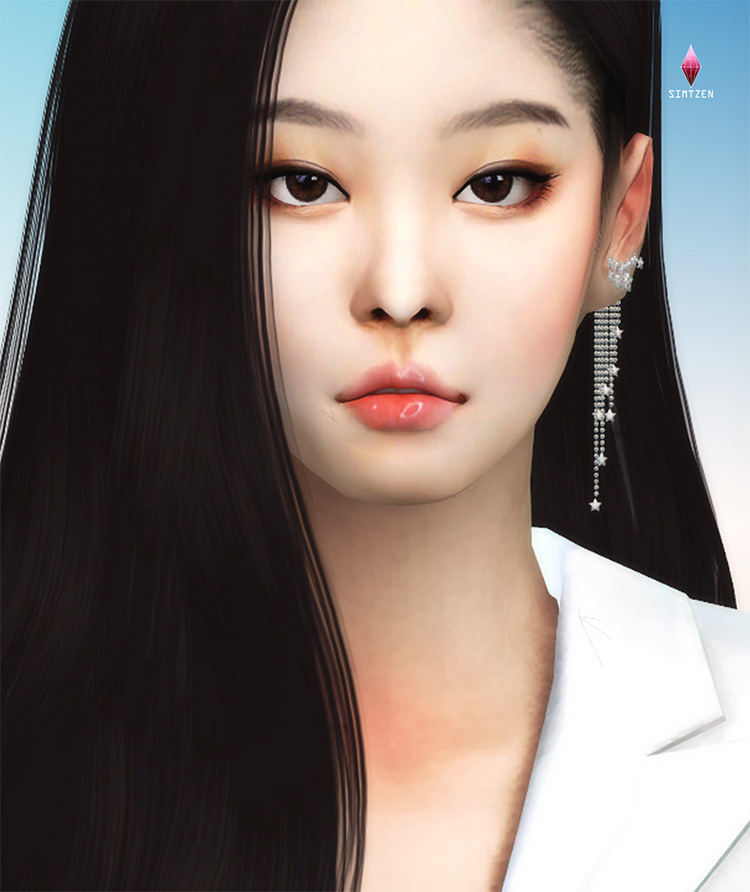 Blackpink Jennie CAS for The Sims 4