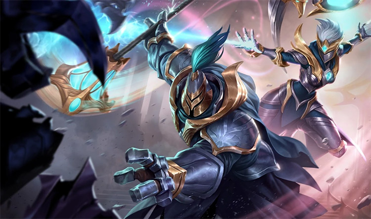 Warden Karma Splash Art / LoL