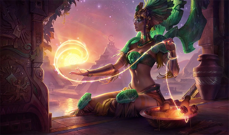 Sun Goddess Karma Skin Splash / LoL