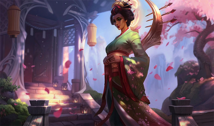 Sakura Karma Skin Splash / LoL