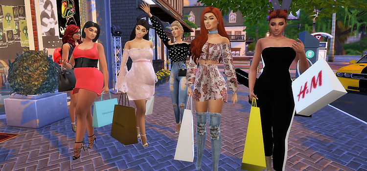 Retail Therapy Poses Preview for TS4