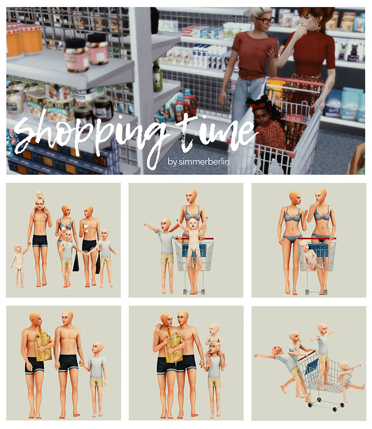 Shopping Time by simmerberlin / TS4 Poses