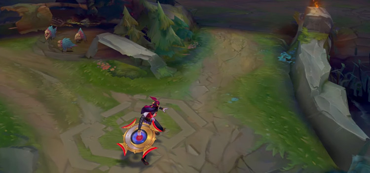 Blood Moon Sivir In-game screenshot LoL