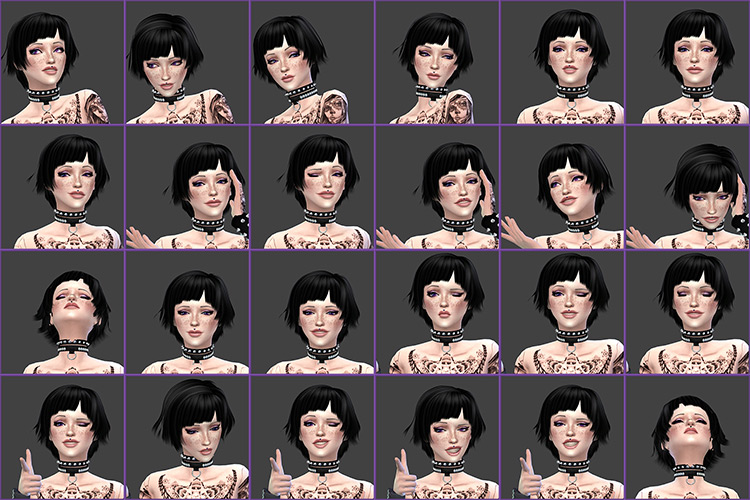 Happy Poses Set for The Sims 4
