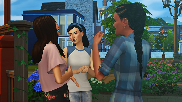 Friends Laughing Pose Pack / TS4