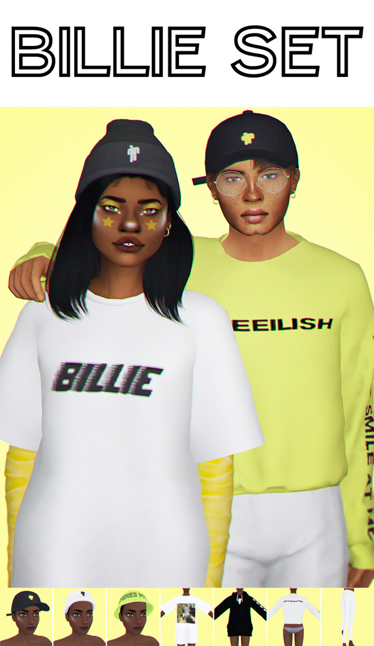 Billie Set / Sims 4 CC