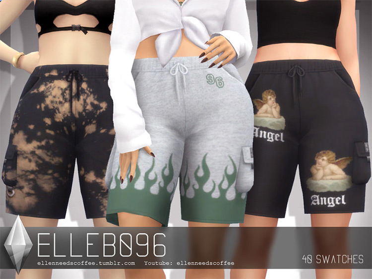 Billie Eilish Shorts / TS4 CC