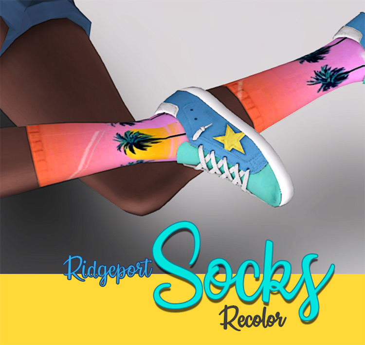 Ridgeport Socks Recolor for The Sims 4