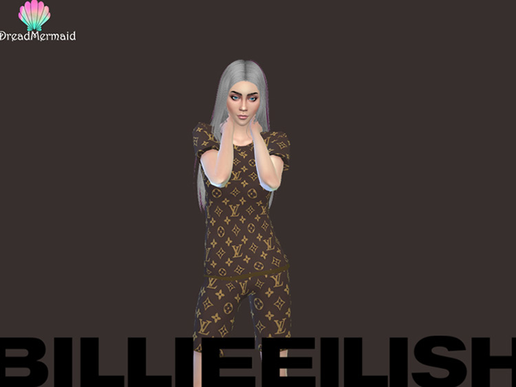 Billie Eilish LV Outfit / Sims 4 CC