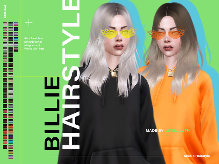 Sims 4 Billie Eilish CC  Hair  Clothes   More   FandomSpot - 94