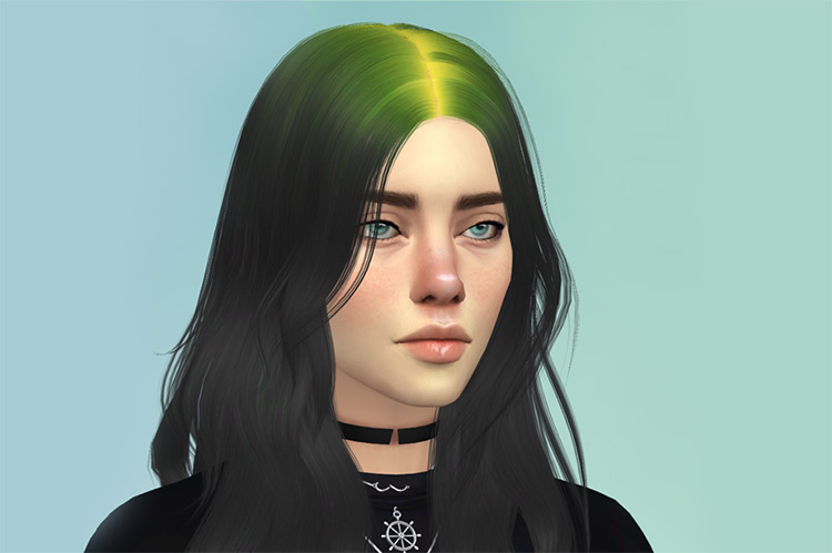 Billie Eilish CAS Sim Build (Preview) for The Sims 4