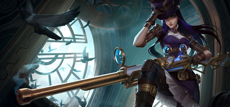 Caitlyn Original Skin Splash / Credit Riot Games