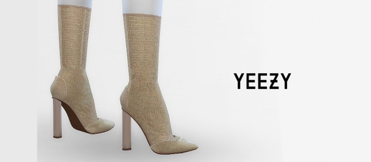 Yeezy Season 3 Boots CC for The Sims 4