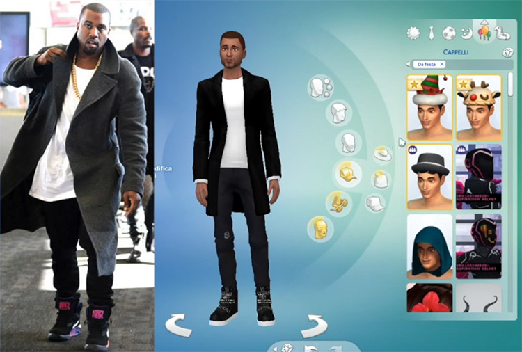 Kanye West Outfits (Preview) TS4 CC