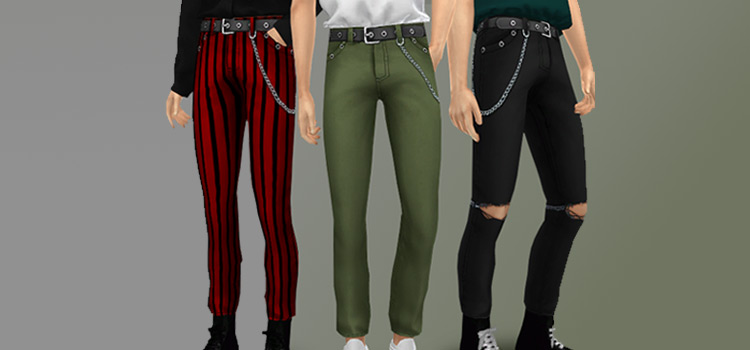 Male Varied Pants (Maxis-Match) for TS4
