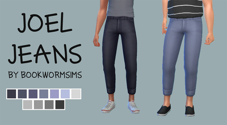 Joel Jeans For Men / Sims 4 CC