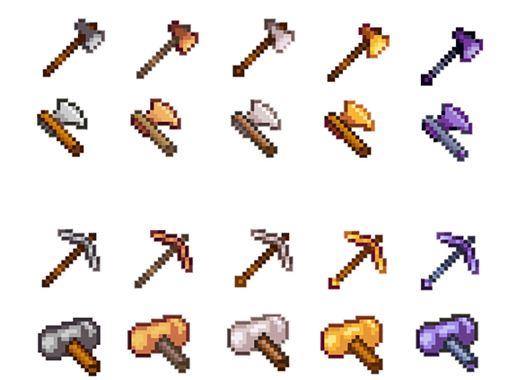 Harvest Moon Tools / Stardew Valley Mod