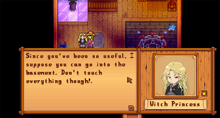 Harvest Moon Witch Princess / Stardew Valley Mod