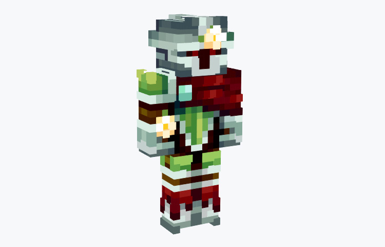 Knight from Middle Ages with Daisy / Minecraft Skin