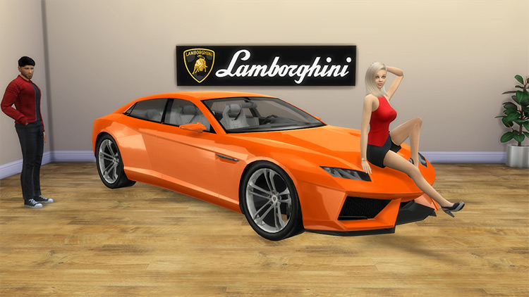 Lamborghini Estoque Concept Sims 4 CC