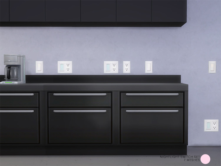 Nightlight Switch Set for The Sims 4
