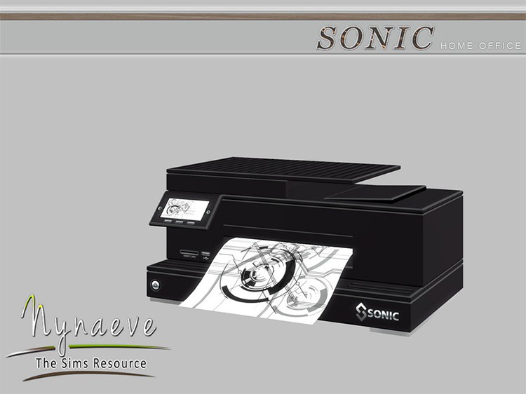 Sonic Printer by NynaeveDesign TS4 CC