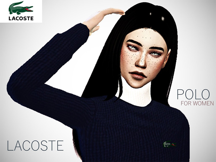 Lacoste Polo For Women / Sims 4 CC