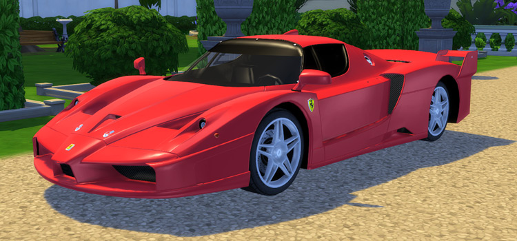 Ferrari FXX 2006 Car Mod for The Sims 4