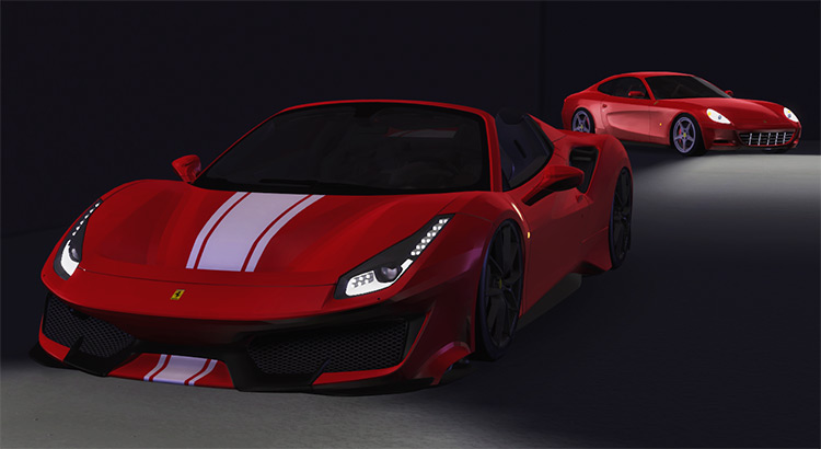 Tyler Winston’s Ferrari CC Pack for The Sims 4