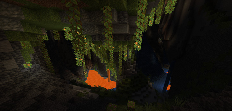 Bigger-Caves Minecraft mod screenshot