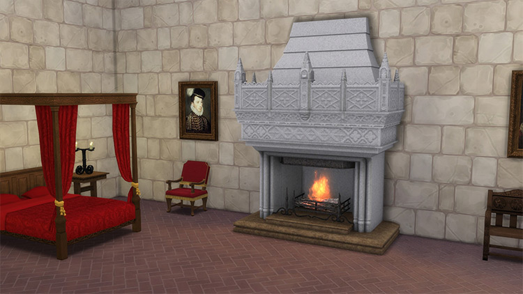 Sims 4 Maxis Match Fireplace CC   Recolors   FandomSpot - 37