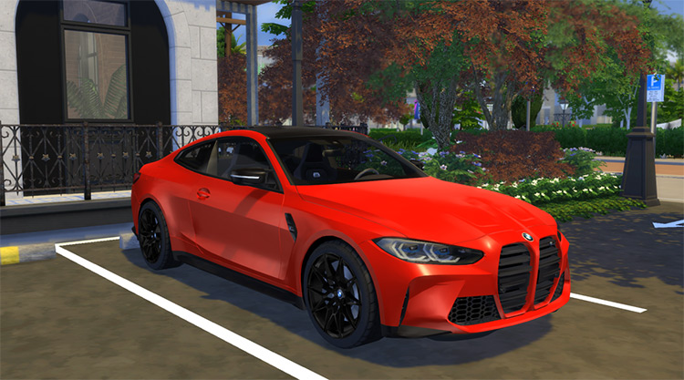 BMW M4 Competition (2021) Sims 4 CC