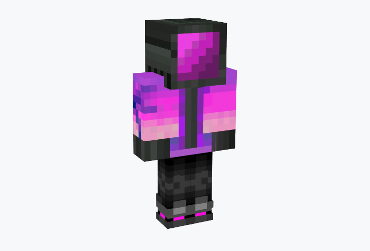 TV Head Vaporwave Character / Minecraft Skin