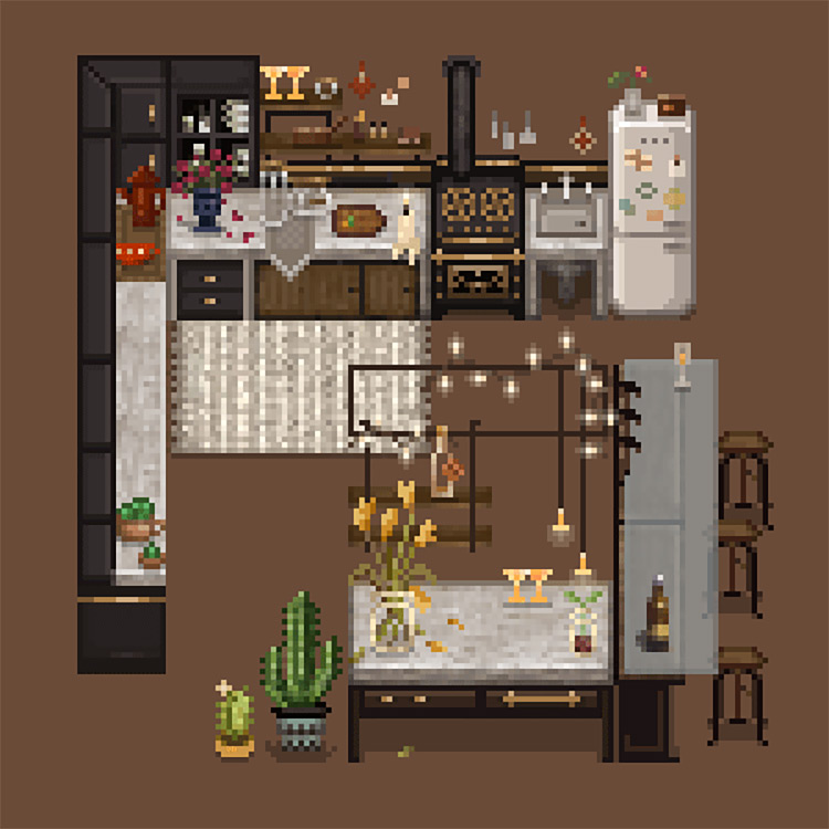 Industrial Kitchen and Interior / Stardew Valley Mod