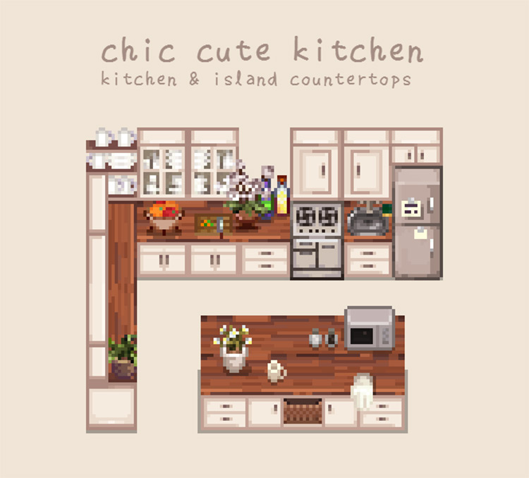 The Best Kitchen Mods For Stardew Valley All Free FandomSpot   09 Chic Cute Kitchen Stardew Valley Mod 