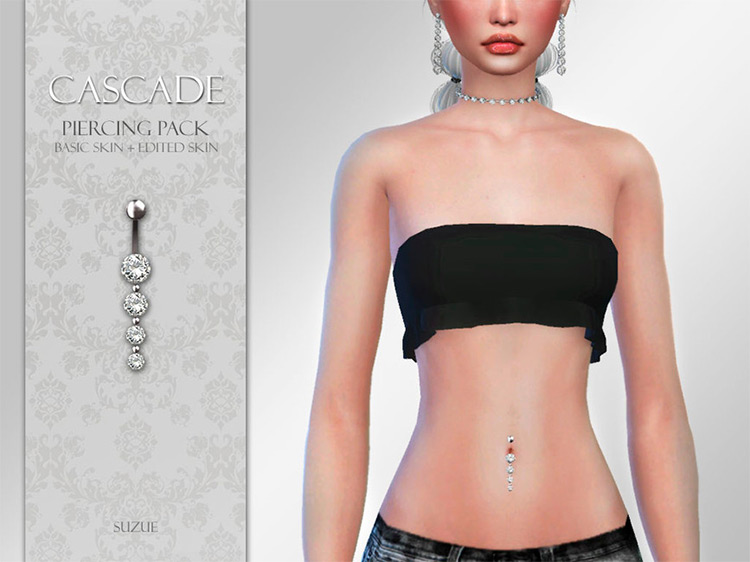 Britney Cascade Belly Piercing / TS4 CC