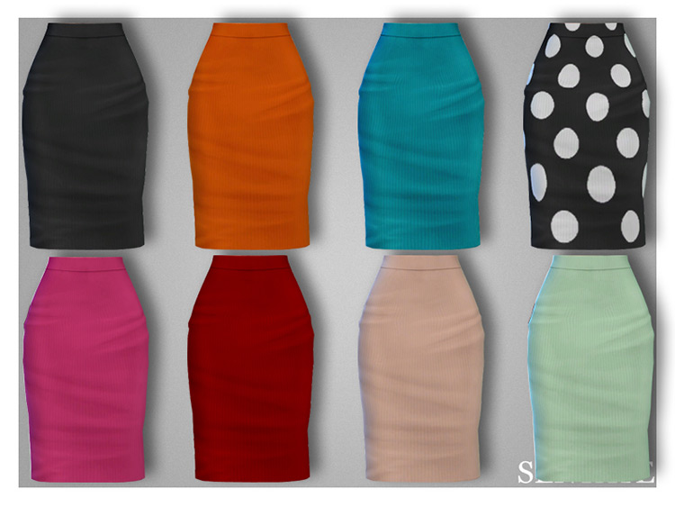 Sims 4 Pencil Skirt CC: The Ultimate Collection - All Sims CC