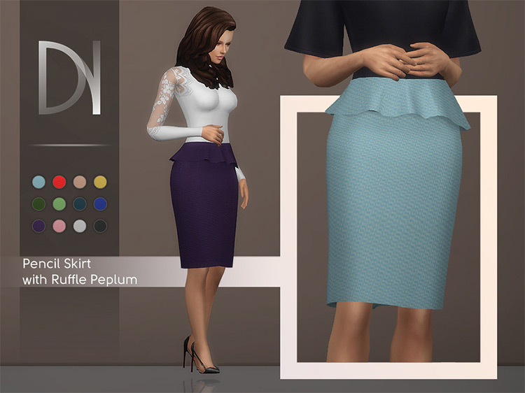 Sims 4 Pencil Skirt CC  The Ultimate Collection   FandomSpot - 11