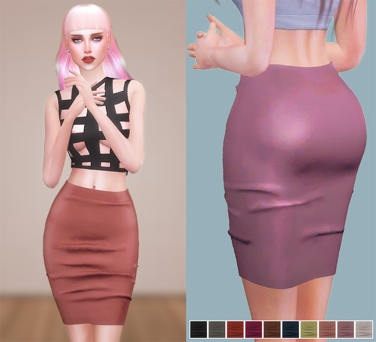 Sims 4 Pencil Skirt CC  The Ultimate Collection   FandomSpot - 79