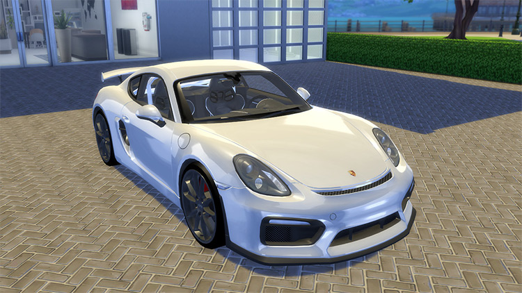 Porsche 718 Cayman GT4 / Sims 4 Car CC
