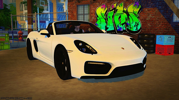 Porsche Boxster GTS (2016) for The Sims 4