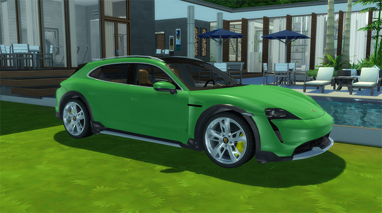 Porsche Taycan 4 Cross Turismo (2022) Sims 4 CC