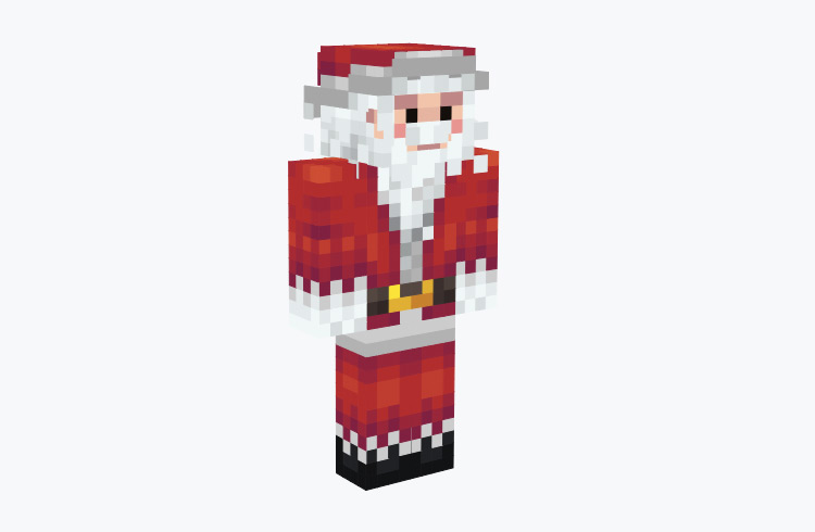 Custom Santa Claus Minecraft Skin
