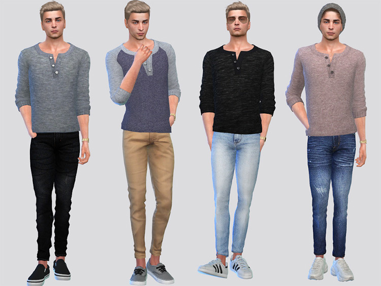 Sims 4 Henley CC For Guys   Girls  All Free    FandomSpot - 59