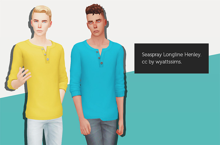 Seaspray Longline Henley / TS4 CC