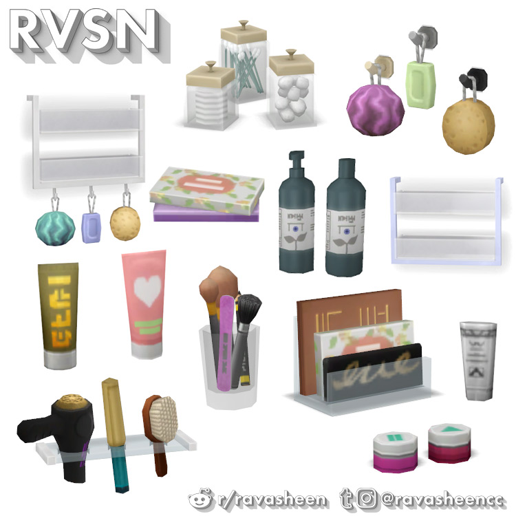 Hot Sim Disguise Clutter Set for The Sims 4