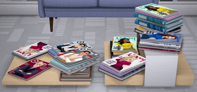 Sims 4 Magazines CC (Clutter & Magazine Racks) – FandomSpot