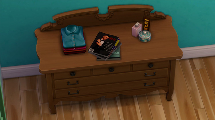 Sims 4 Magazines CC  Clutter   Magazine Racks    FandomSpot - 94