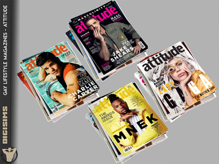 Gay Lifestyle Magazines SFW / TS4 CC